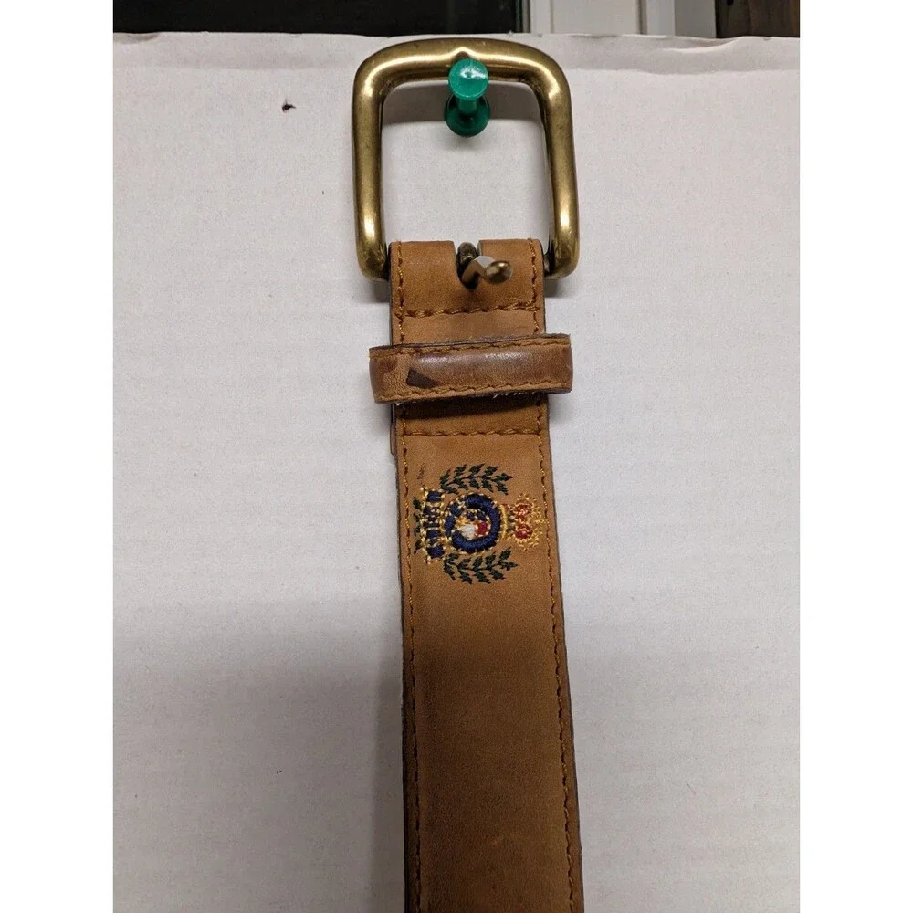 Vintage Leather Polo Ralph Lauren Belt Size 34